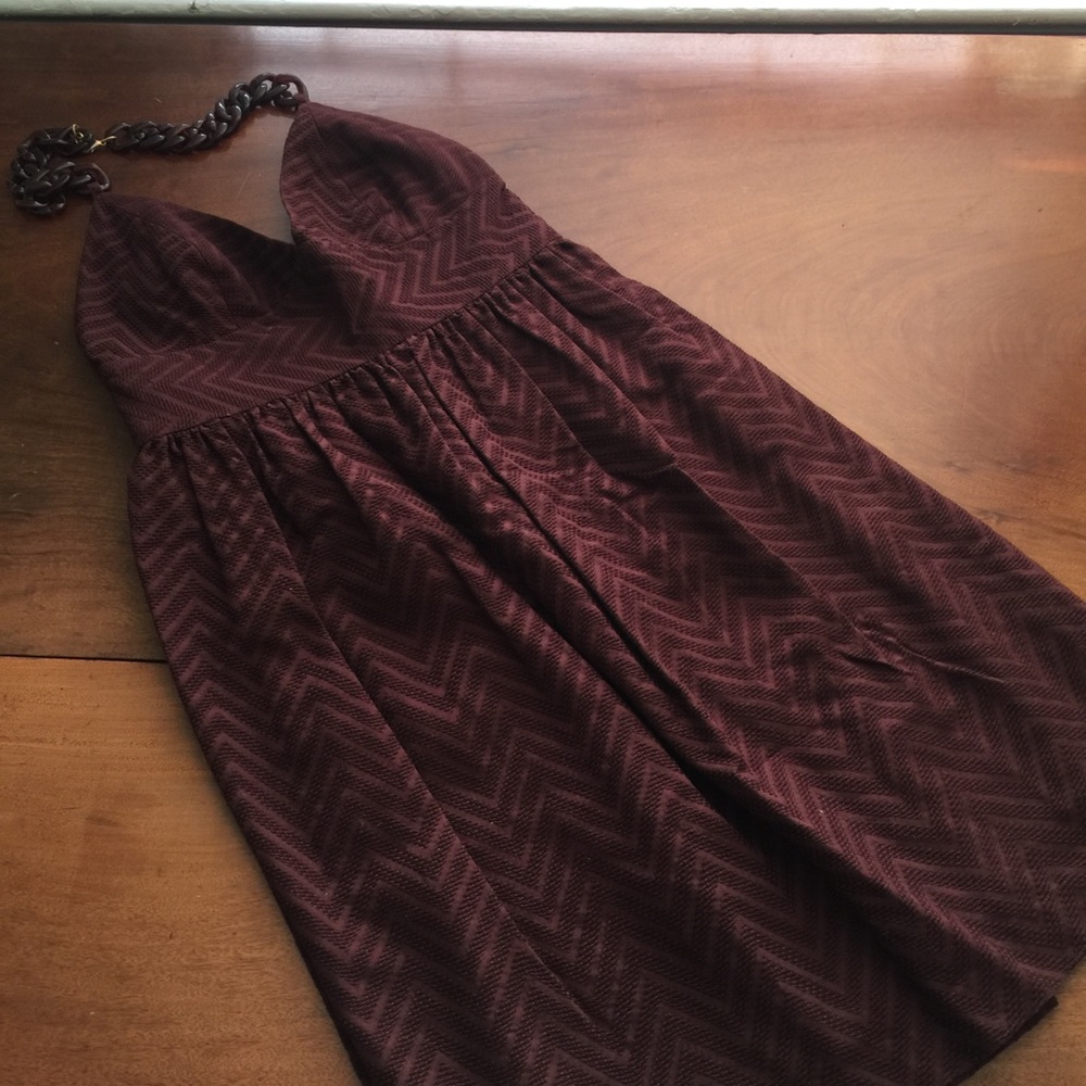 Milly Chainlink Halter Dress